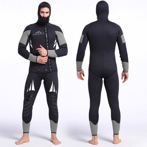 Smart-traje de <span class=keywords><strong>neopreno</strong></span> para hombre, traje de <span class=keywords><strong>neopreno</strong></span> de 5mm, conjunto de 2 piezas de <span class=keywords><strong>cuerpo</strong></span> completo de manga larga para buceo, 5MM - Product Image 2