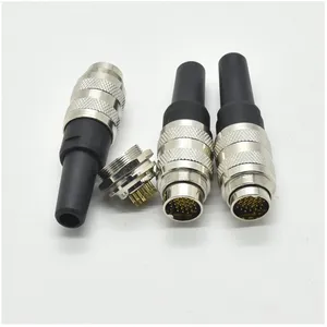 Electrical wiring 24pin male and female waterproof cable M16 connector