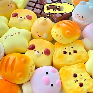 Juguete de Peluche de Perro y Cerdo de Dibujos Animados, Unisex, Divertido, Suave, de Rebote Lento, para Aliviar el Estrés, con Características Antiestrés, Incluye Gatos - Product Image 2