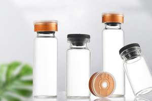 Professional pharmaceutical transparent 2ml 3ml 5ml10ml15ml <b>amber</b> <b>glass</b> injection bottles with caps - Product Image 2