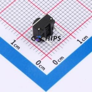 TSA06154-050B332BA Tactile <b>Switch</b> Through hole Component (THT),6.1x6.1mm <b>Switch</b> Single Pole Single Throw Round Button 1.8N 6.1mm - Product Image 2