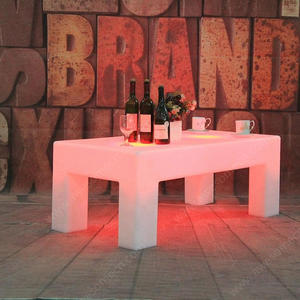 Disco DJ LED Shinning Colorful Square Bar Table <span class=keywords><strong>Muebles</strong></span> de exterior para clubes - Product Image 3