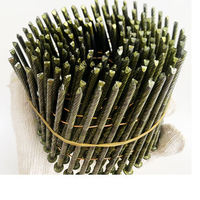 Clous en bobine pour charpente 2 et 2,5 pouces, clous en fil métallique à tige filetée pour palettes, pour pistolet à clous pneumatique, de l'usine chinoise
