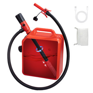 Pompe de transfert de carburant électrique avec arrêt automatique, 3,8 GPM, 4 piles AA ou alimentation USB, pompe de transfert d'essence portable sans fil - Product Image 2