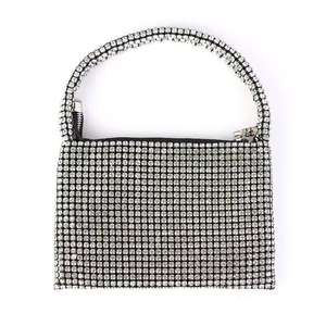 New High Quality Luxury Evening Crossbody <b>Handbag</b> Zipper Closure Waterproof 3L Capacity Fashion Rhinestone <b>Chain</b> Strap for Women - Product Image 2