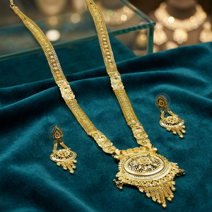 Wholesale Fashion 14K 18K 24K Micro Gold Filled <b>Necklaces</b>, Traditional Forming <b>Long</b> Jewelry Set, Brass Micro Gold Plated Jewelry - Product Image 2