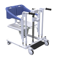 Siège de toilette électrique pliable et léger ZW365D pour personnes handicapées, matériel de rééducation