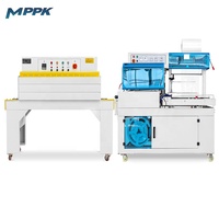 Machine d'emballage automatique de scellant de découpe de barre en L de film POF Machine d'emballage de tunnel thermorétractable en PP PVC pour bouteille de boîte de parfum