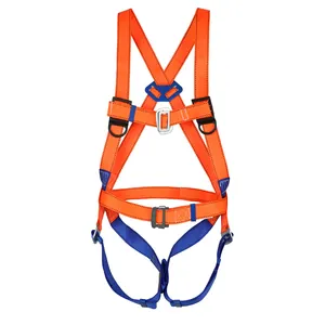Made In China Price Of Safety Belt Full Body Safety Harness With Double Lanyard