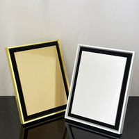 Plaques de certificat en métal doré 24x31cm avec plaque en aluminium or et argent MH-LJ0995