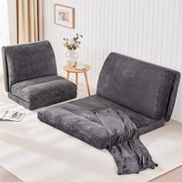 Colchón Plegable Gigante de 90"x 47" para Sala de Estar, Antideslizante, Tipo Puff, Sofá de Piso, Tatami, Futón