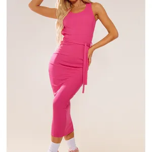 Linen 2024 Trending Solid Color Women Dresses Woman, Casual Hemp Dress For Home/