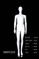 Mannequin en fibre de verre de 182 cm, mannequin féminin blanc, visage abstrait, corps entier, pour femmes, magasin de vêtements, vitrine