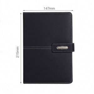 College Ruled Thick <b>Paper</b> Journals Writing School Business Note Taking Navy Leather Notebook Journal and Pen Set for Men - Product Image 2