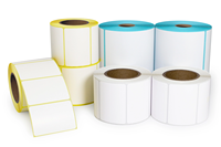 Étiquettes blanches semi-brillantes 100x50 étiquette d'expédition rouleau d'étiquettes de code-barres