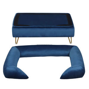 Neues Design stilvolles Haustierbett mit Metallfüßen Luxus waschbar abnehmbare Hundematte warme günstige Haustiermöbel Outdoor Indoor Katze Hundebett - Product Image 5