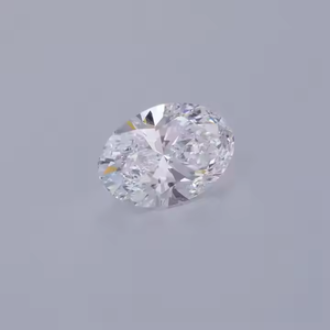 Anillo de Compromiso de Lujo con Diamante Cultivado en Laboratorio, Corte Oval Brillante, Color E, Claridad VS1, Certificado IGI, CVD, Piedras Centrales de la Marca Ruha - Product Image 1