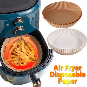 <span class=keywords><strong>Airfryer</strong></span> desechable de grado alimenticio, revestimiento de papel de pergamino, antiadherente, resistente a altas temperaturas, para hornear, color marrón, 50 Uds. - Product Image 4