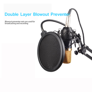 Double Layer <strong>Studio</strong> Microphone Flexible Wind Screen Sound Filter Recording Accessories for <strong>Broadcast</strong> Karaoke Youtube Podcast - Product Image 4