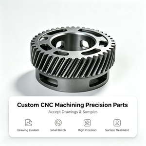 Engrenage hélicoïdal usiné CNC sur mesure en alliage de cuivre, engrenage de transmission de précision avec finition de surface réalisée selon dessin - Product Image 2
