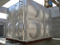 Food Grade tangki penyimpan air minum persegi Panel 10000 baja tahan karat 304 liter tipe pengelasan harga