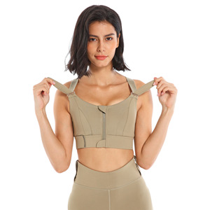 Reggiseno Sportivo Donna Ultima Collezione Asciugatura Rapida Palestra Fitness XS-4XL Taglie Forti Ingrosso Hot Sale Reggiseno Yoga Magico con Spalline Regolabili e Chiusura a Gancio - Product Image 5