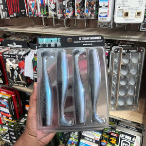 Leurre de pêche en plastique personnalisé de 40 g, appât dur avec emballage en blister en forme de coquille de palourde verni en relief, emballage jetable avec fenêtre - Product Image 4