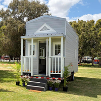 Maison de camping préfabriquée en acier léger pour hébergement en station balnéaire en plein air