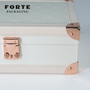 FORTE Luxury Portable Jewelry Organizer Rectangle PU Storage Case Travel <b>Gifts</b> Jewellery <b>Boxes</b> for Women - Product Image 6