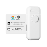 Enregistreur de microphone intelligent AI BT pour le suivi de la condition physique OEM/ODM SDK/API Chatgpt Ai Enregistreur vocal portable