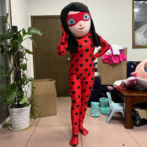 UYEAH personalizzato gigante rosa Gracie stile animale ragazza mascotte personaggio dei cartoni animati per feste di natale - Product Image 3