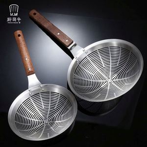 Cuillère écumoire professionnelle de cuisine en acier inoxydable avec poignée confortable - Product Image 2