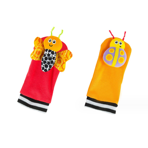 <span class=keywords><strong>Hochet</strong></span> pour bébé, chaussettes et jouets pour poignets, hochets pour les mains et les pieds, 4 pièces, motif animal - Product Image 4
