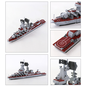 Wange 3524 Porte-avions Varyag, <span class=keywords><strong>Destroyer</strong></span>, Sous-marin, Modèle MOC Marine, Jouet Éducatif en Blocs de Construction en Plastique pour Enfants, Vente en Gros - Product Image 6