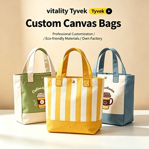 Bolsa de Mano Reutilizable de Lona Recubierta de PVC, Ligera, Ecológica, de Alta Calidad, con Logotipo Personalizado - Product Image 2