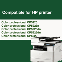 Cartouche de toner CE740A CE741A CE742A CE743A compatible avec les imprimantes couleur professionnelles CP5225 CP5225n CP5225dn CP5220