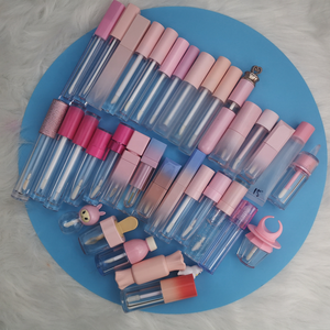 Logo personnalisé en plastique, Tube de rouge à lèvres liquide, emballage cosmétique carré vide, Tube de baguette de brillant à lèvres - Product Image 1