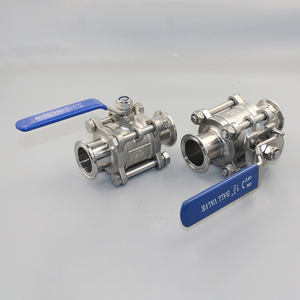 Válvula de bola de control de agua de 3/4 pulgadas Dn20, válvula de bola de acero inoxidable limpia de fábrica Ss304 Ss316, precio al por mayor - Product Image 4