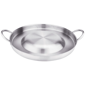 Wok Messicano in Acciaio Inox Resistente 54x5.4cm, Ecologico e Facile da Pulire, Concavo Convesso, Griglia per Tacos - Product Image 3