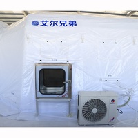 Fabrication d'hôpital médical Offre Spéciale grande tente pneumatique extérieure en PVC à double couche à pression négative tente gonflable