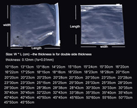 Sacs d'emballage pour vêtements en plastique transparent avec logo imprimé personnalisé, fermeture à glissière, sacs d'emballage pour t-shirts en PE transparent durable avec fermeture à glissière