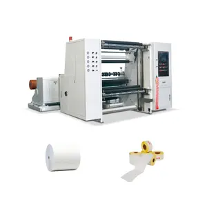 Máquina de corte y rebobinado de cinta de papel Kraft, cortadora de rollo de papel Kraft en venta