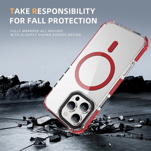 Di alta qualità antiurto Wireless custodia per telefono per <span class=keywords><strong>iPhone</strong></span> 13 <span class=keywords><strong>14</strong></span> 15 <span class=keywords><strong>accessori</strong></span> per telefono magnetico per <span class=keywords><strong>iPhone</strong></span> 16 Pro Max - Product Image 3