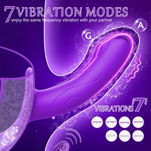 <strong>Wearable</strong> Double Vibrators with Remote Control for Women Lesbian Couples USB Rechargeable <strong>Harness</strong> Strap-On G-Spot Dildos Sex Toys - Product Image 2