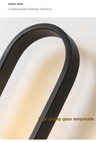 Lámpara de pared minimalista LED, lámpara de noche para dormitorio, iluminación creativa para pasillo, sala de estar moderna y minimalista de lujo