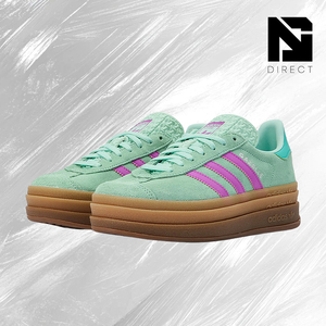 Gazelle Bold J 'เคลียร์ มิ้นท์ แฟลช พิงค์' รองเท้าแฟชั่นผู้ชายอาดิดาสสุดหรูรองเท้าผ้าใบลำลอง - Product Image 3