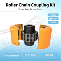 Accouplement à engrenages à chaîne à rouleaux KC SFS, dents trempées, construction forgée durable, couvercle de protection, garantie 1 an, personnalisable OEM