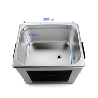 GTSONIC Pembersih Lemak Elektrik Baru 300W 40KHz Air Panas untuk Laboratorium Bahan Stainless Steel SUS304 1-99 Menit Pembersih Ultrasonik Industri 9L