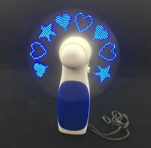 Kualitas Tinggi Isi Ulang Mini Handy Led Custom Pesan Baterai Fan untuk Hadiah Promosi