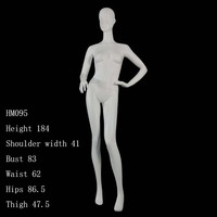 Maniquí de Fibra de Vidrio de Alta Gama, Modelo Femenino de Cuerpo Completo